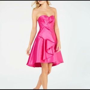 Adrianna Papell Pink Party cocktail Dress size 8 Barbie Pink  movie l